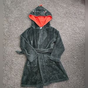 Mainstays Green and Orange Plush Pajama Robe